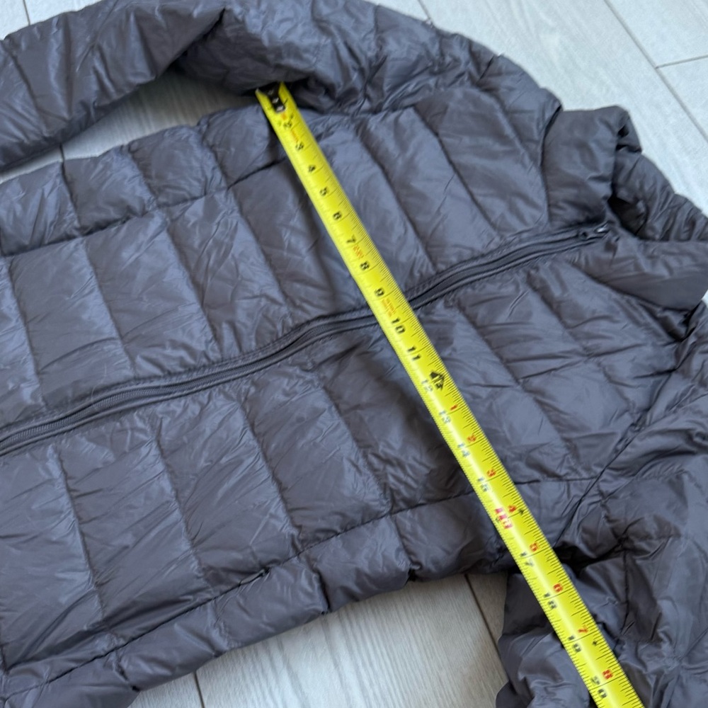 TKEQ The EZ Packable goose Down Jacket Nickel grey puffer lightweight small coat - Picture 6 of 9